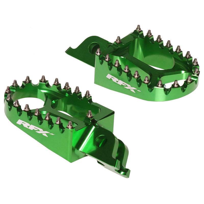 Kawasaki Kx 250 [RFX] - Pro Footpegs (Green) - Kawasaki KXF250/450