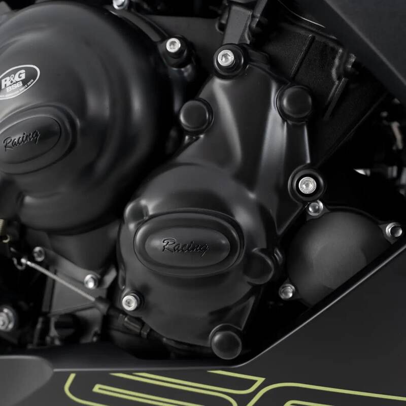 Triumph TIGER SPORT 660 [2022-2025] - Race Series Right Crankcase Cover Protector (Ignition) - Black Triumph Trident 660