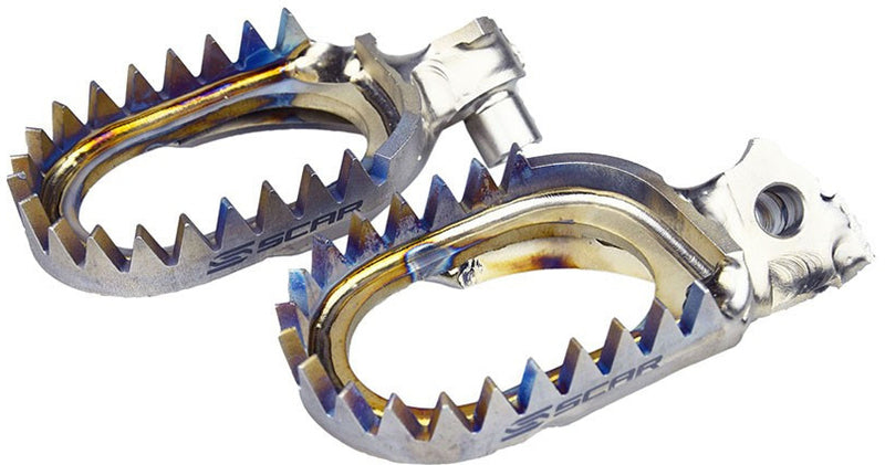 Ktm Sx-F 250 [SCAR] - Footrests Gripper Titanium