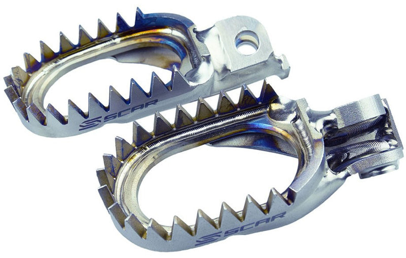 Ktm Sx-F 250 [SCAR] - Footrests Gripper Titanium