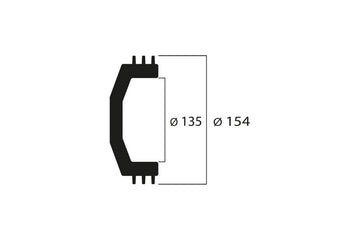 Honda Sh 300 [MALOSSI] - Clutch bell with plates ø 135 mm - 0