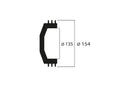 Honda Z 125 [MALOSSI] - clutch bell with plates ø 135 mm