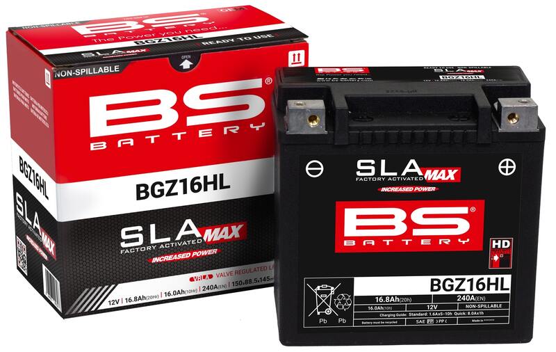 Harley Davidson Fxlrst [BS BATTERY] - SLA Maintenance Free Battery Factory Activated - BGZ16HL
