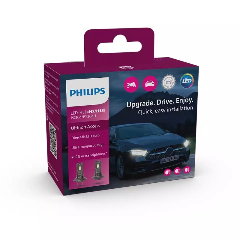 Honda Varadero Xl 1000 [PHILIPS] - H7 Ultinon Access Moto bulb 12V/55W - 1 piece.