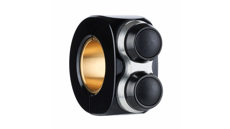 Motorcycle buttons Mo.Switch Basic, 2 button black/silver [MotoGADGET]