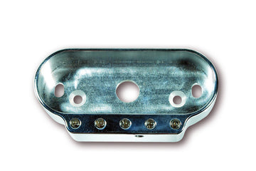 Motorcycle combination instrument holder with LED, silver [MotoGadget]