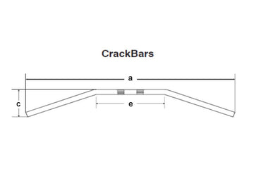 Kawasaki Vn 1600 [FEHLING] - Crack bar, 850 mm black