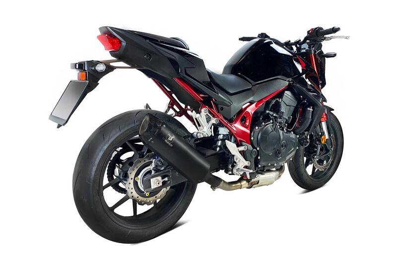 Honda Cb 750 Boldor [IXRACE] - Desert stainless steel muffler for Honda CB 750 HORNET, 23- (RH12)