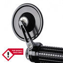 Mo.View Spy Handlebar End Mirror Round Black [MOTOGADGET]