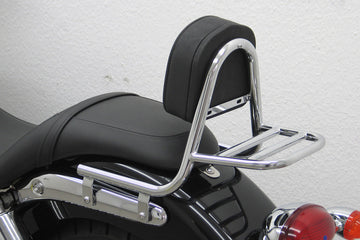 Triumph Speedmaster [FEHLING] - Sissy bar made of tube with cushion and luggage rack, Triumph Speedmaster 2008-