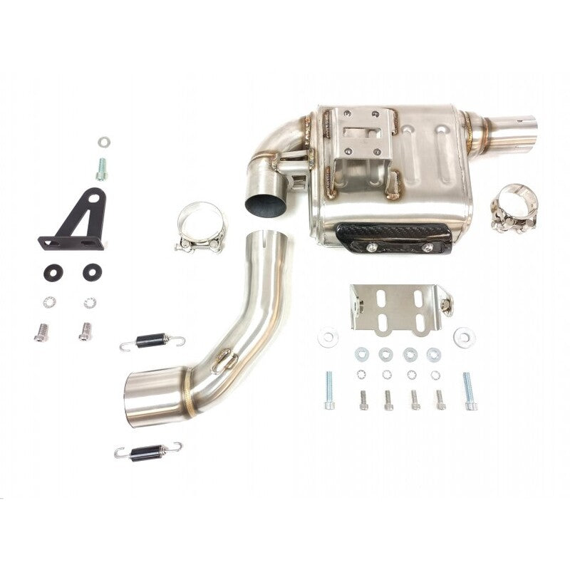 Cf Moto 700 [IXIL] - RC3B Slip-On Silencer Stainless Steel Black