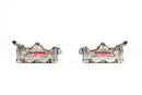Ducati Hypermotard 939 [BREMBO RACING] - Pair of GP4RX - 1mm brake calipers (CNC machined - chrome plated) (with pads)-2
