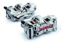Ducati Hypermotard 1100 [BREMBO RACING] - Pair of GP4RX - 1mm brake calipers (CNC machined - chrome plated) (with pads)-3