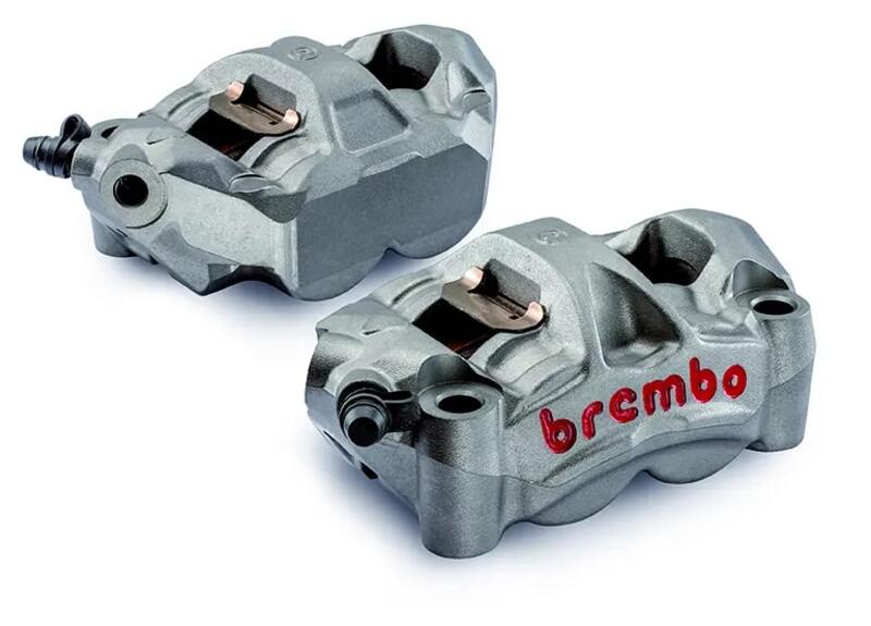 Ktm 1290 Superduke Gt [BREMBO RACING] - M5 pair of front radial brake calipers 4 pistons Ø3mm