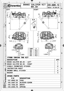Ducati Hypermotard 1100 [BREMBO RACING] - M5 pair of front radial brake calipers 4 pistons Ø3mm-4