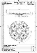 Ducati 749 [BREMBO RACING] - UPGRADE T-Drive floating brake disc - 208A98511-4