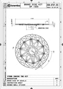 Aprilia Mille Rsv 1000 Me [BREMBO RACING] - UPGRADE Supersport round floating brake discs - in pairs-2