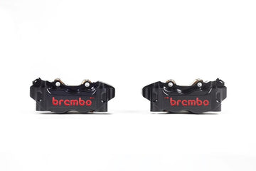 Kawasaki Zr 400 [BREMBO RACING] - UPGRADE GP4-RB 4-piston brake calipers (pair) front, Ø 30/34 mm
