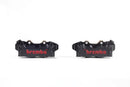 Triumph Daytona 675 [BREMBO RACING] - UPGRADE GP4-RB 4-piston brake calipers (pair) front, Ø 30/34 mm