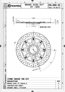Ducati Monster 1200 [BREMBO RACING] - UPGRADE T-Drive floating brake disc - 208A98536-2