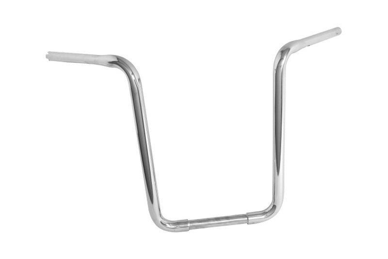 Harley Davidson Sportster Note [HIGHWAY HAWK] - Fat Apehanger 1 inch handlebar with 3 holes, 880mm wide 430mm high, chrome