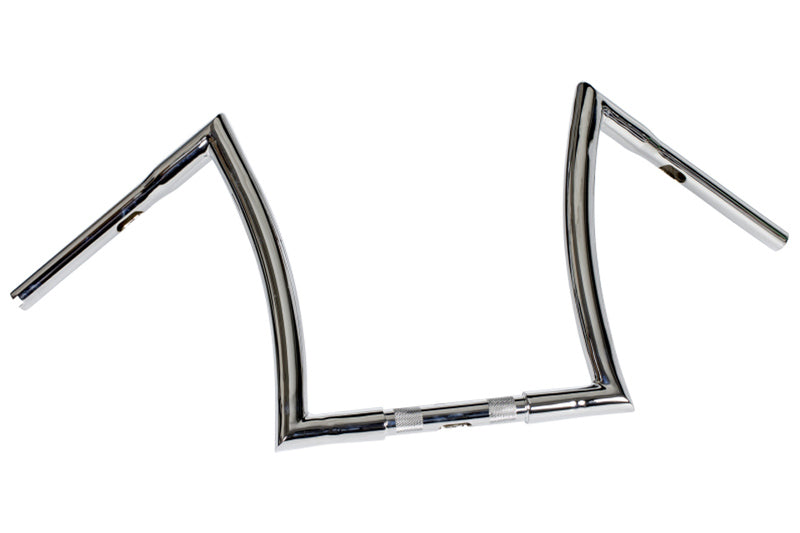 Kawasaki Vn 900 Cla [HIGHWAY HAWK] - Bad Ape 1 inch handlebar with 3 holes, 800mm wide 360mm high, chrome