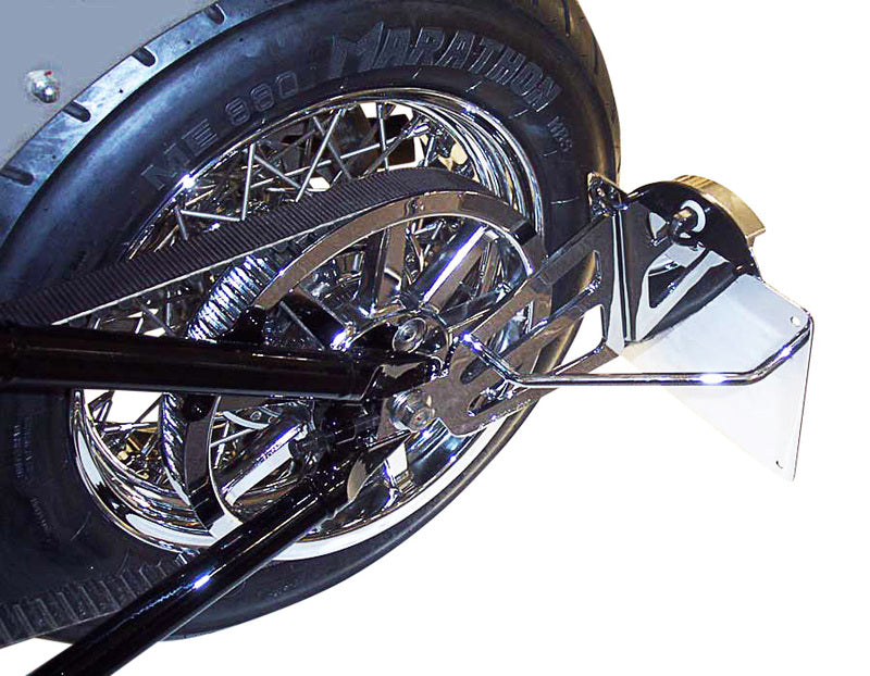 Yamaha Xv 1600 [BURCHARD EXCELLENCE] - Side license plate holder with parts certificate, Yamaha XV 1600 Wild Star/VP08, matt black