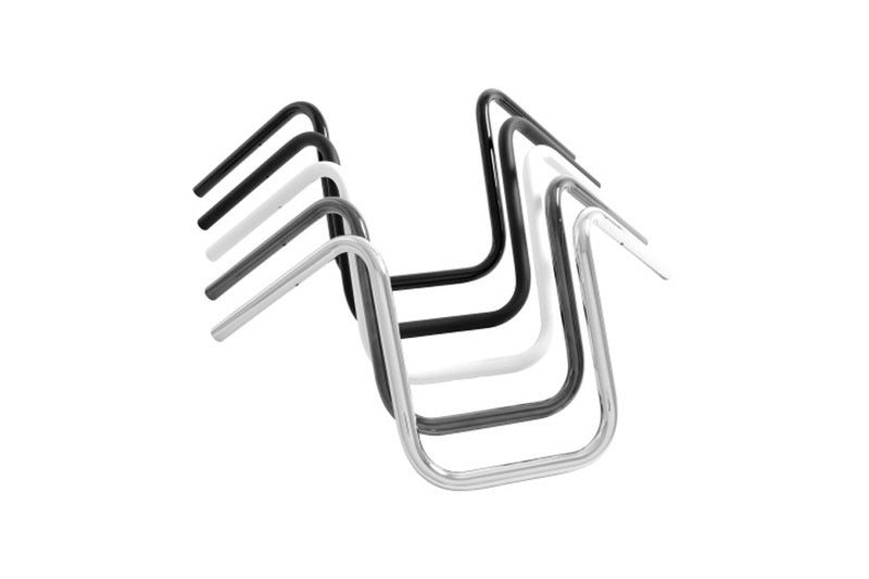 Harley Davidson Flst [HIGHWAY HAWK] - Bad Hawk handlebar, 1 inch (25.4 mm), with 3 holes, matt black