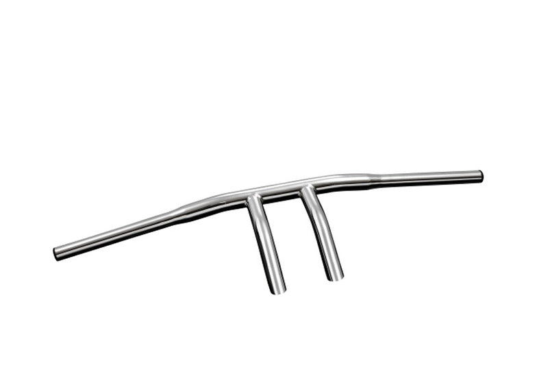 Kawasaki Vn 1600 Mean Streak [HIGHWAY HAWK] - Wishbone handlebar, 1 inch (25.4 mm), 800 mm wide, 200 mm high, 90 mm clamp, chrome