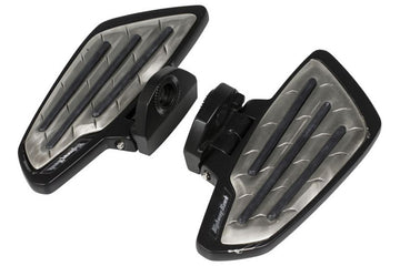 Suzuki Vs 1400 Intruder [HIGHWAY HAWK] - New Tech Glide metal rider running boards, Suzuki VS Intruder, black