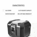 Honda X-Adv [SHAD] - Topcase Terra TR41 black/aluminium cover