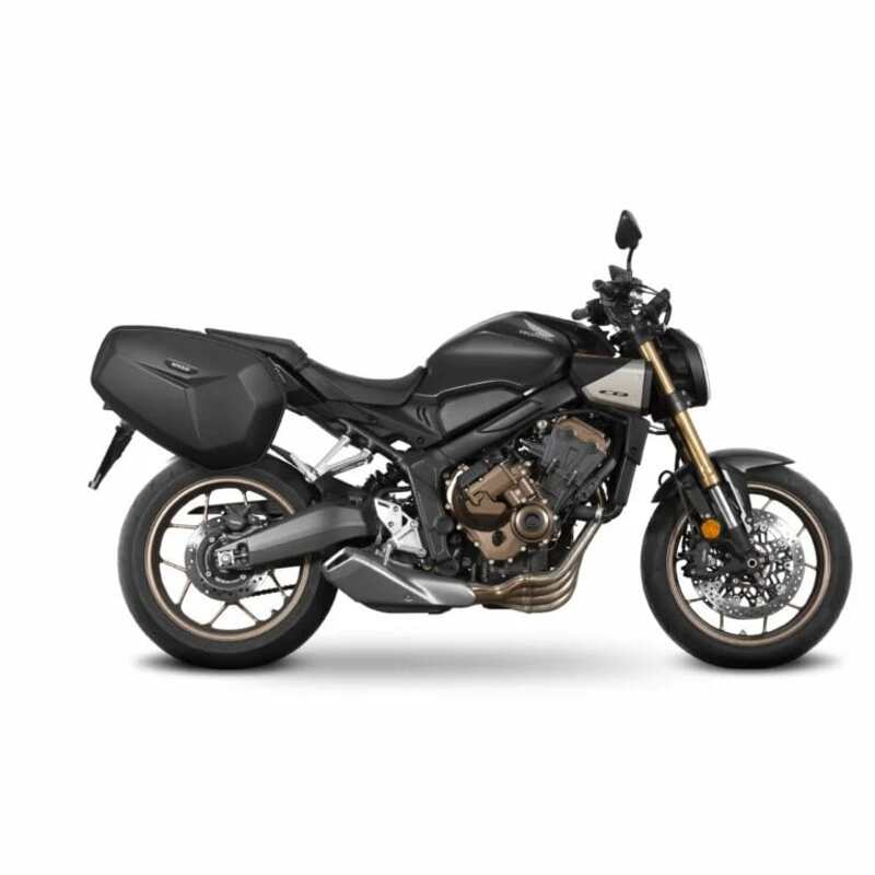Honda Cb 650 [SHAD] - mounting system on the side
