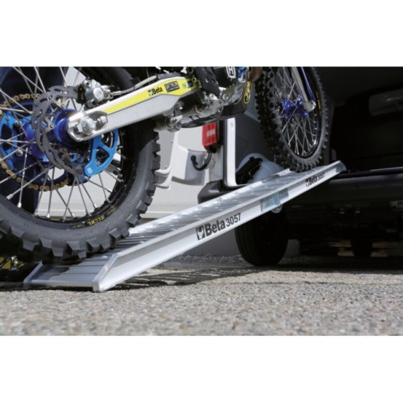 BETA 3057 Aluminium-Auffahrrampe für Motorräder