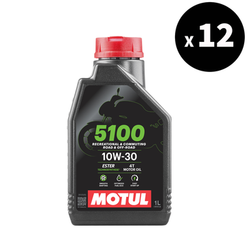 5100 4T 10W30 Motor oil 1L - 12 pack [Motul]