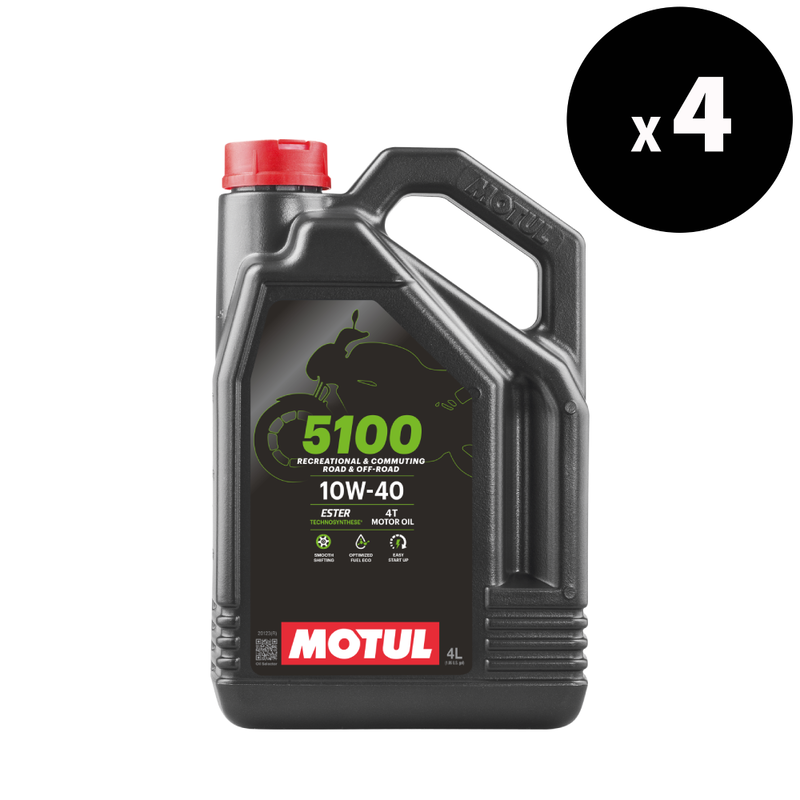 5100 4T 10W40 Motor oil 4L - 4 pack [Motul]