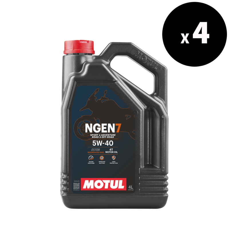 NGEN 7 4T motor oil 5W -40, 4L - 4er Pack [Motul]