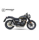 Triumph Street Twin 900 [IXIL] - Slip On Ironhead Conical Silencer (right + left)