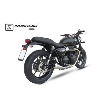 Triumph Street Twin [IXIL] - Slip On Ironhead Conical Silencer (right + left)