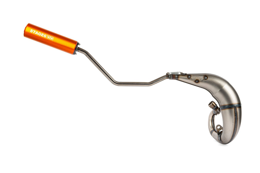 Rieju MRT Pro 50 2T - Auspuff Streetrace High Mount CNC Orange
