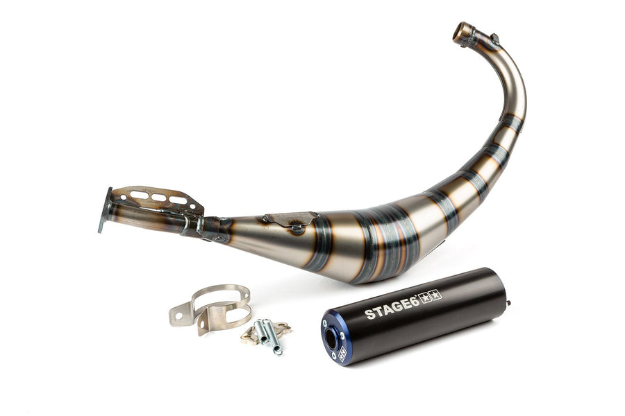 Aprilia RX 50 2T D50B1 [2006–] - Exhaust Streetrace Blue Black
