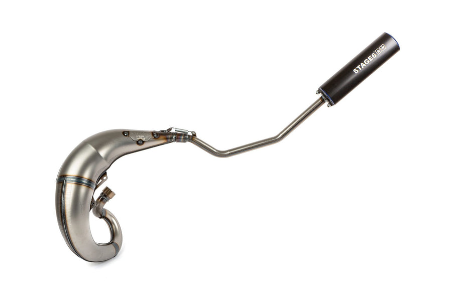 Gilera RCR Enduro 2006 50 2T D50B0 [2006] - Auspuff Streetrace blau schwarz