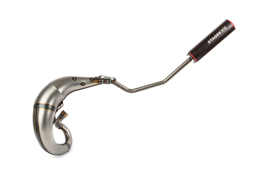 Derbi Senda X-Treme SM '05 - '10 50 2T D50B0 - Auspuff Streetrace rot schwarz