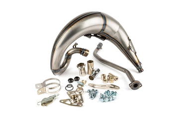 Beta RR Enduro 50 2T - Exhaust Streetrace High Mount left red black