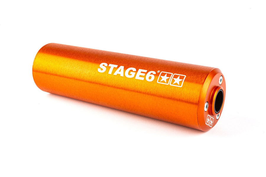 Rieju MRX Enduro Pro 50 2T AM6 - Auspuff Streetrace High Mount links orange