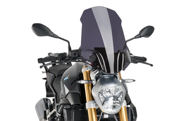 BMW R 1200 R [2018] - PUIG New Generation Touring Windscreen | Heavily toned | PUIG 8165F