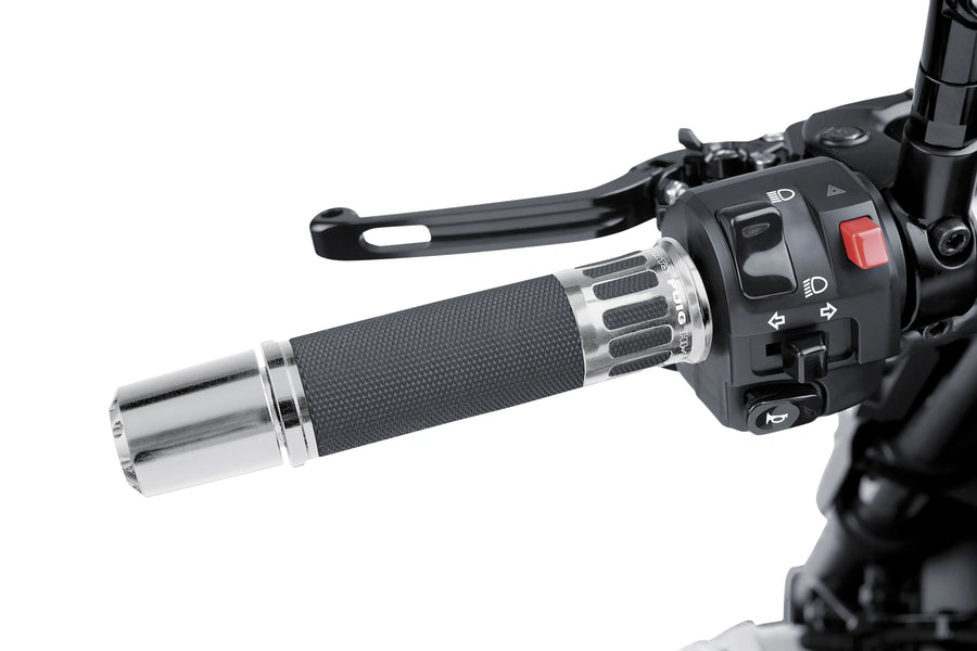 TRIUMPH BONNEVILLE T 120 BLACK [2025] - Racing grips | Silver | PUIG 8188P