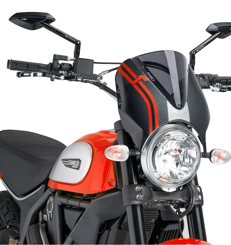 DUCATI SCRAMBLER DESERT SLED [2025] – RetroVision windshield visor
