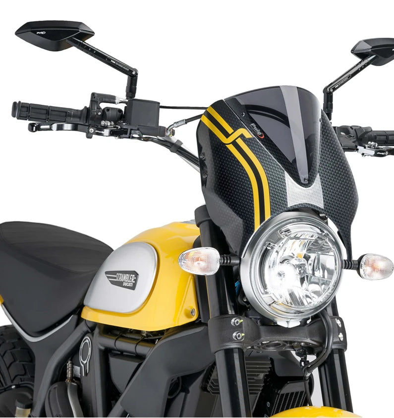 DUCATI SCRAMBLER DESERT SLED [2025] – RetroVision windshield visor