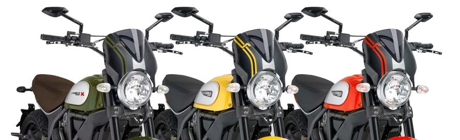 DUCATI SCRAMBLER DESERT SLED [2025] – RetroVision windshield visor