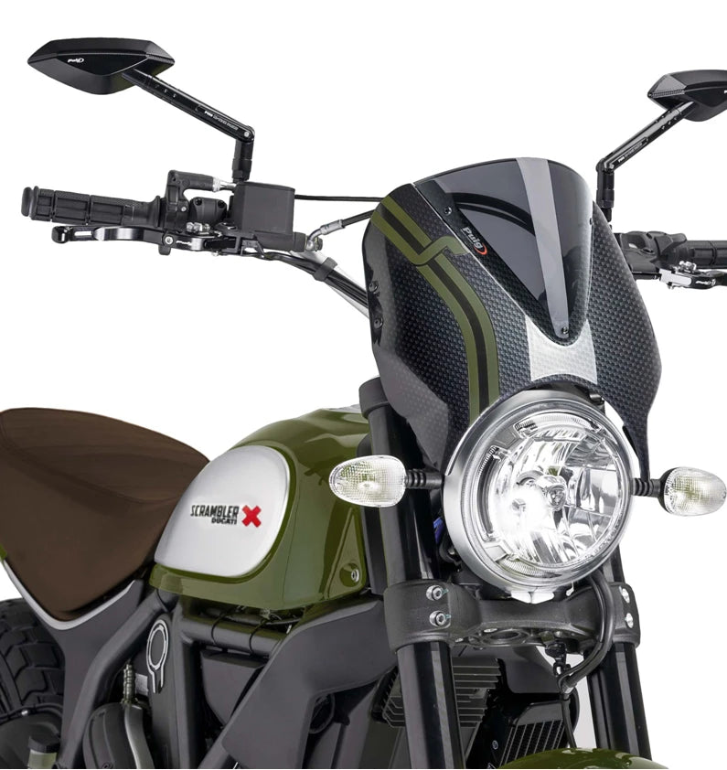 DUCATI SCRAMBLER DESERT SLED [2025] – RetroVision windshield visor